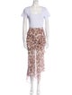Veronica Beard Silk Printed Skirt Set