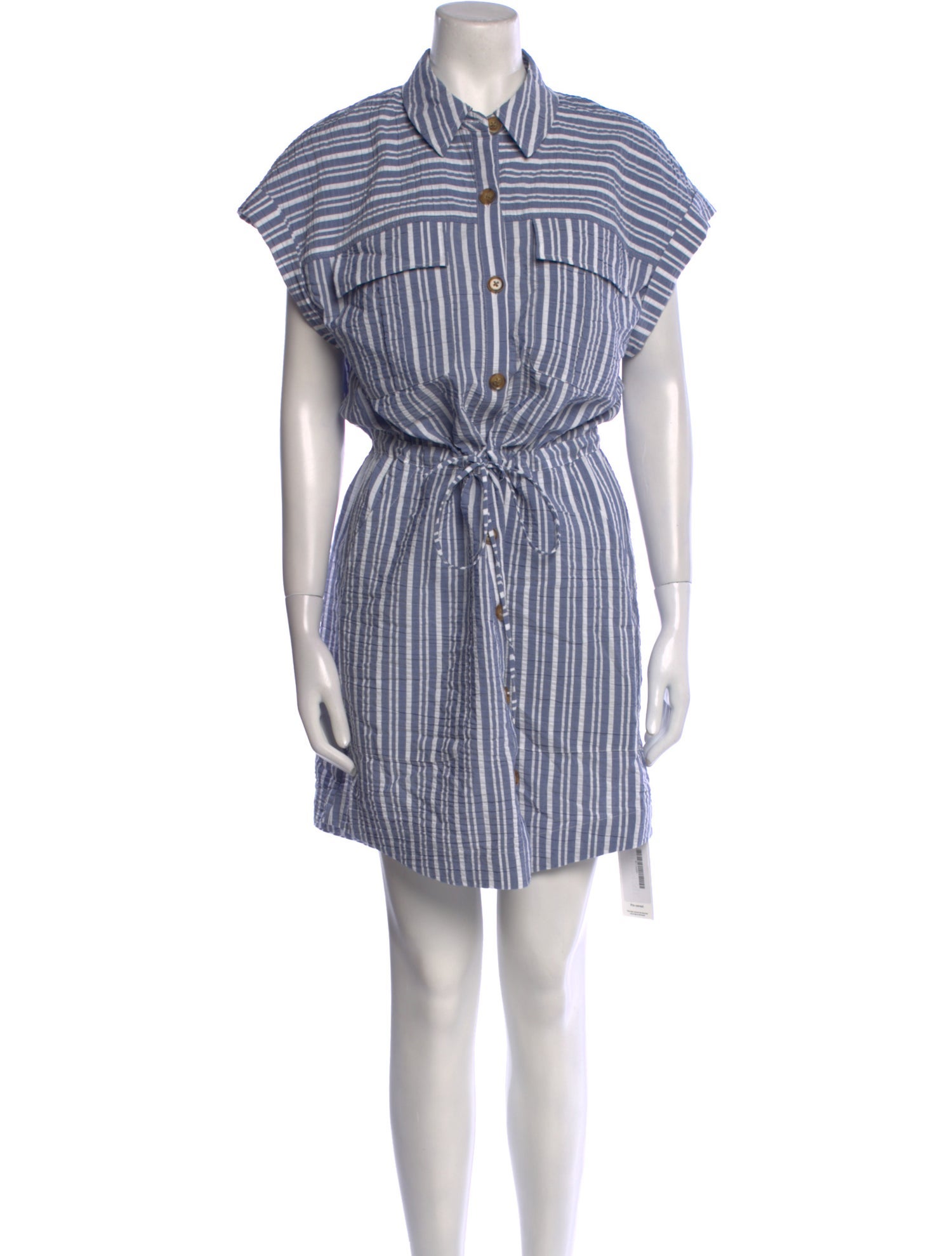 Veronica Beard Striped Knee-Length Dress