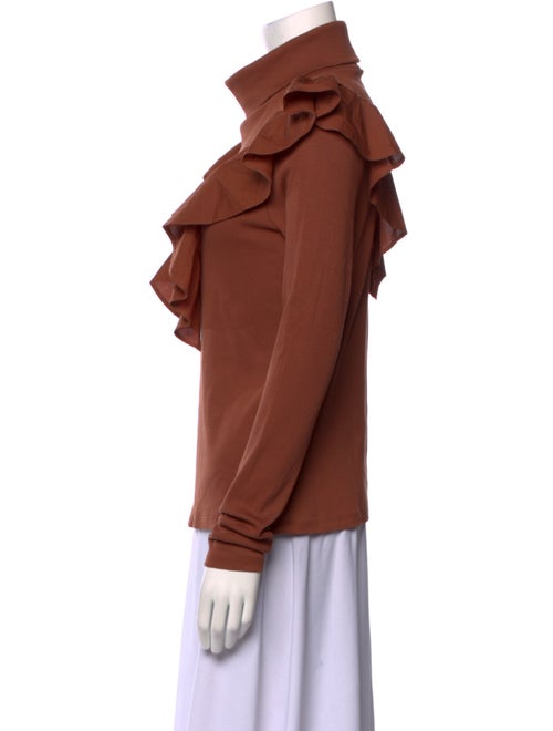 Veronica Beard Turtleneck Long Sleeve Top