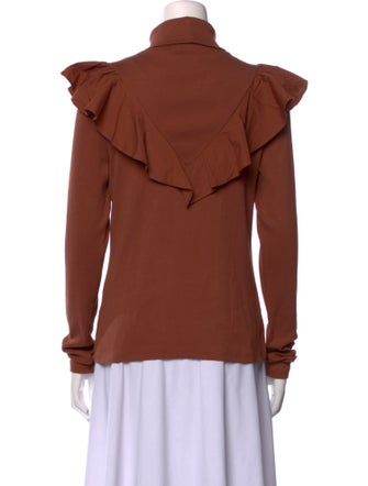 Veronica Beard Turtleneck Long Sleeve Top
