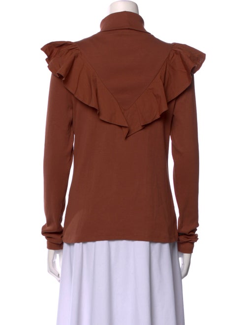 Veronica Beard Turtleneck Long Sleeve Top