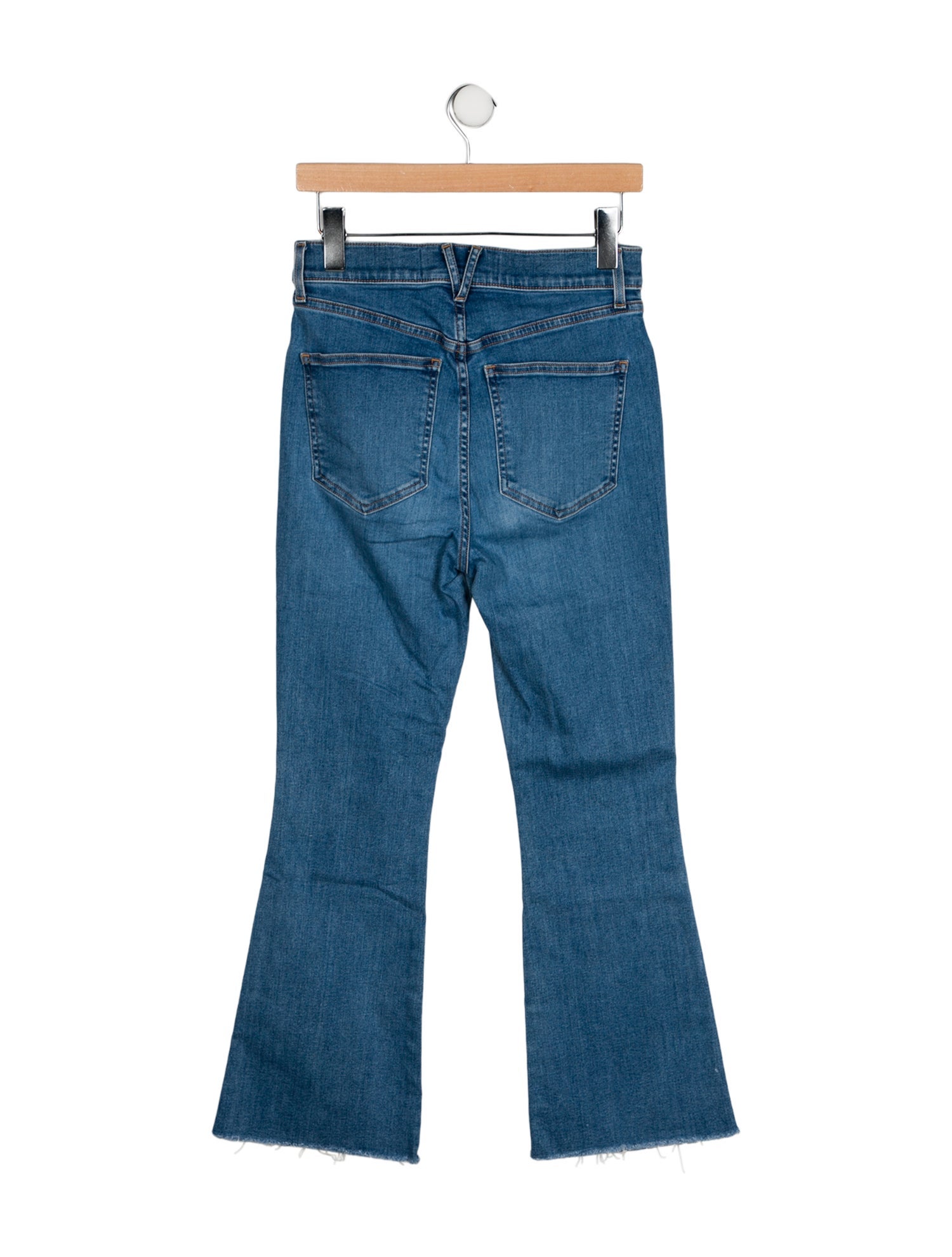 Veronica Beard High-Rise Wide Leg Jeans