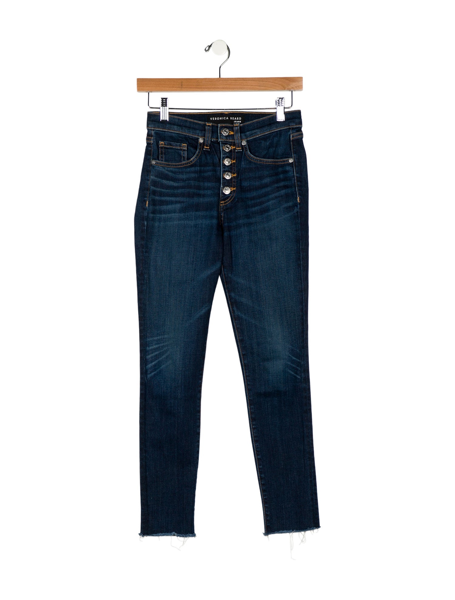 Veronica Beard Mid-Rise Skinny Leg Jeans