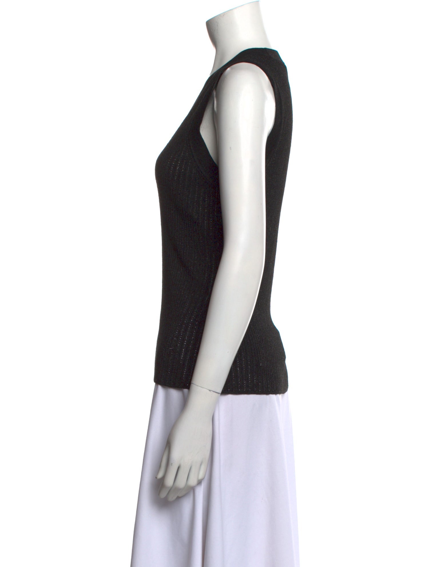 Veronica Beard V-Neck Sleeveless Top