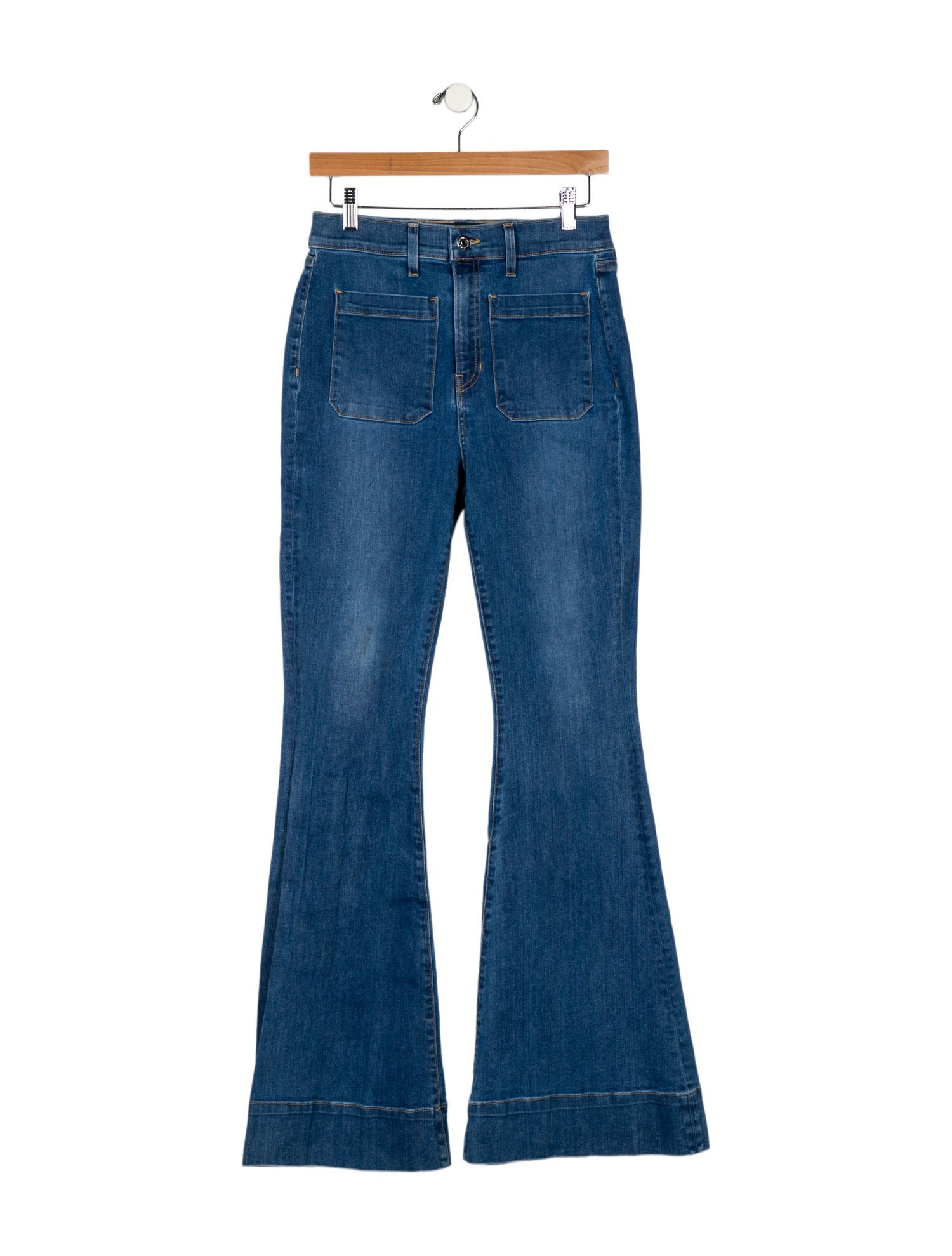 Veronica Beard High-Rise Wide Leg Jeans
