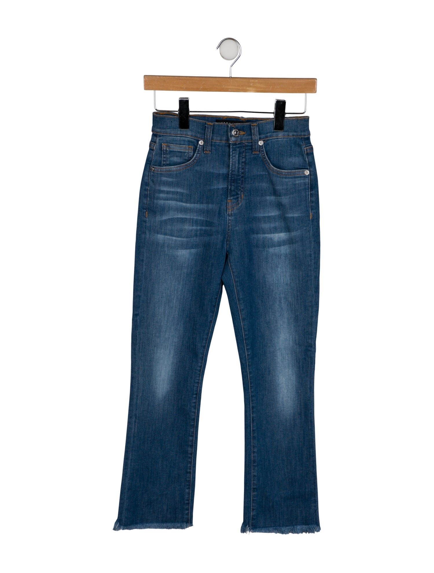 Veronica Beard High-Rise Straight Leg Jeans