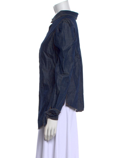 Veronica Beard Long Sleeve Button-Up Top