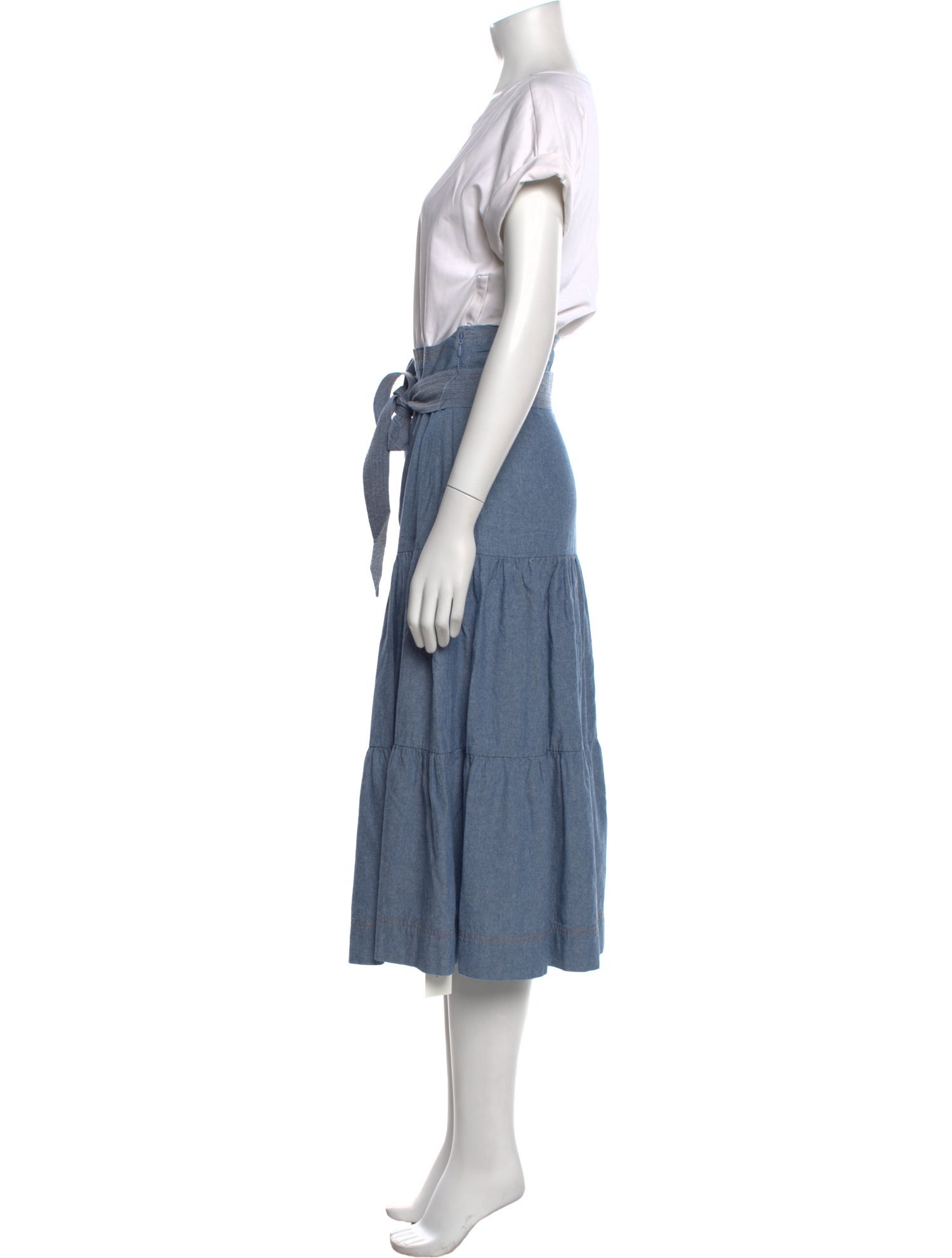 Veronica Beard Crew Neck Long Dress