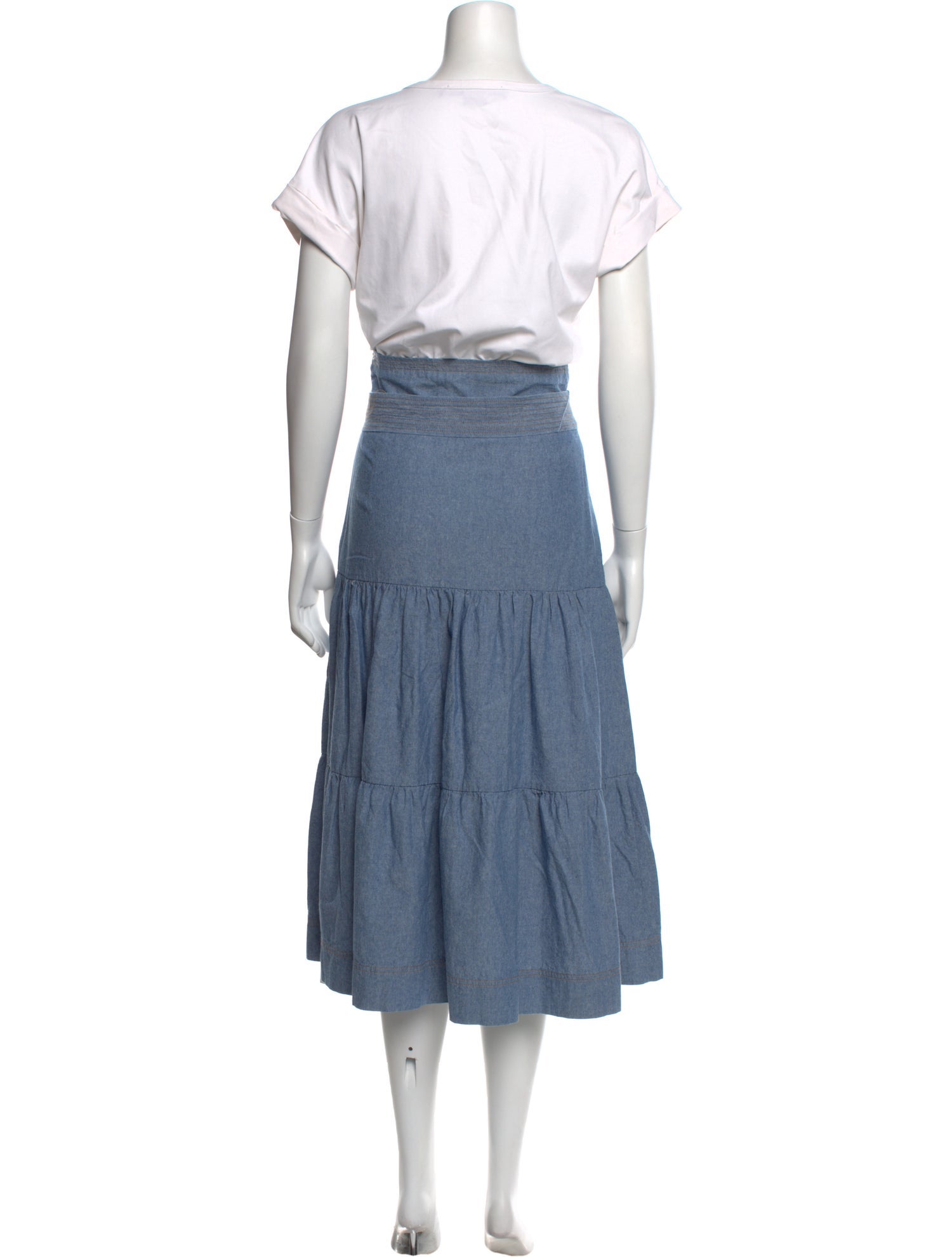 Veronica Beard Crew Neck Long Dress