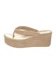 Veronica Beard Suede Flip Flops