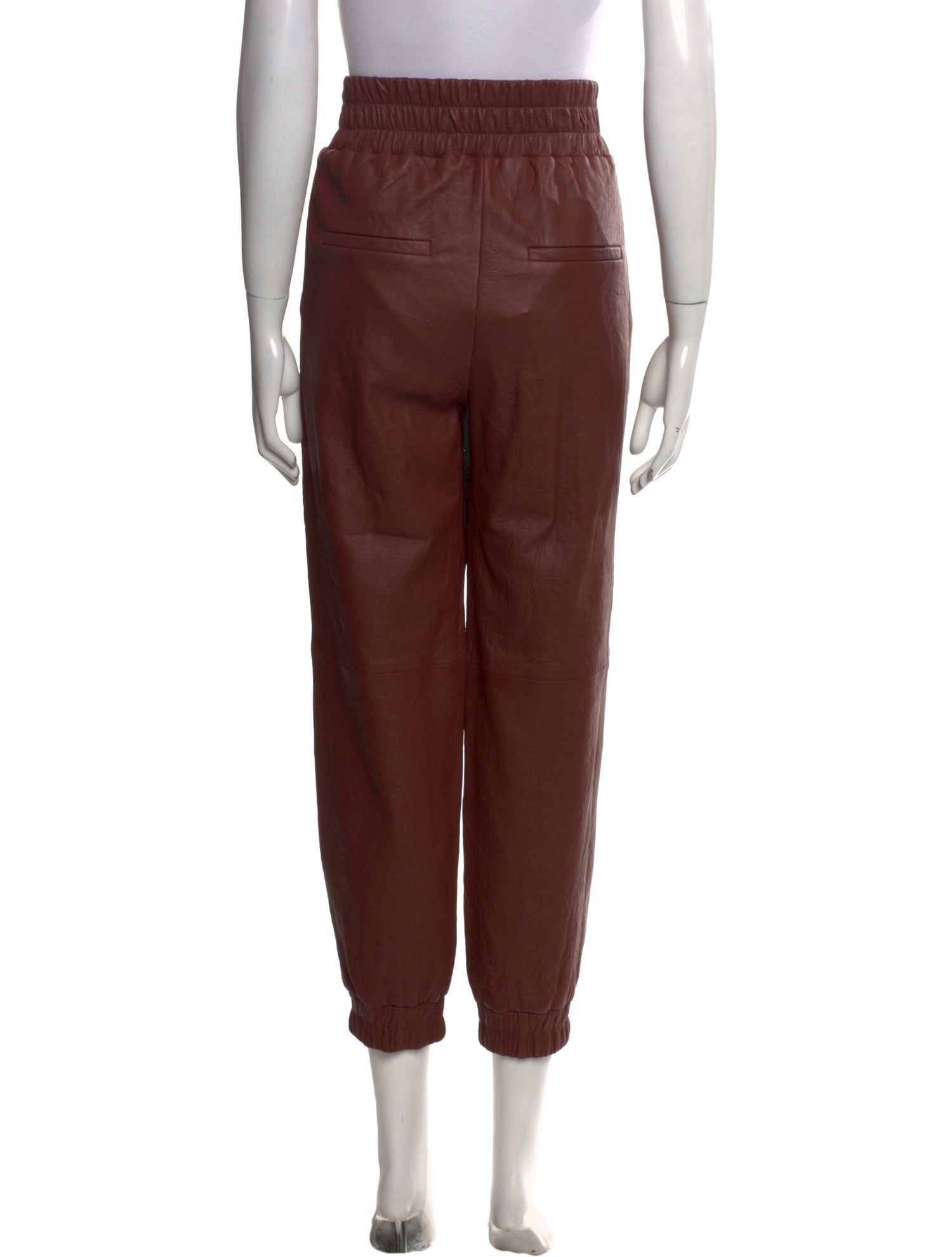 Veronica Beard Leather Skinny Leg Pants w/ Tags