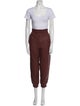 Veronica Beard Leather Skinny Leg Pants w/ Tags