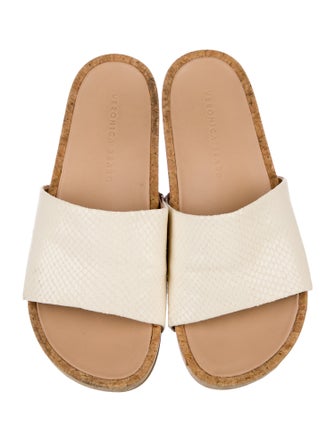 Veronica Beard Leather Slides