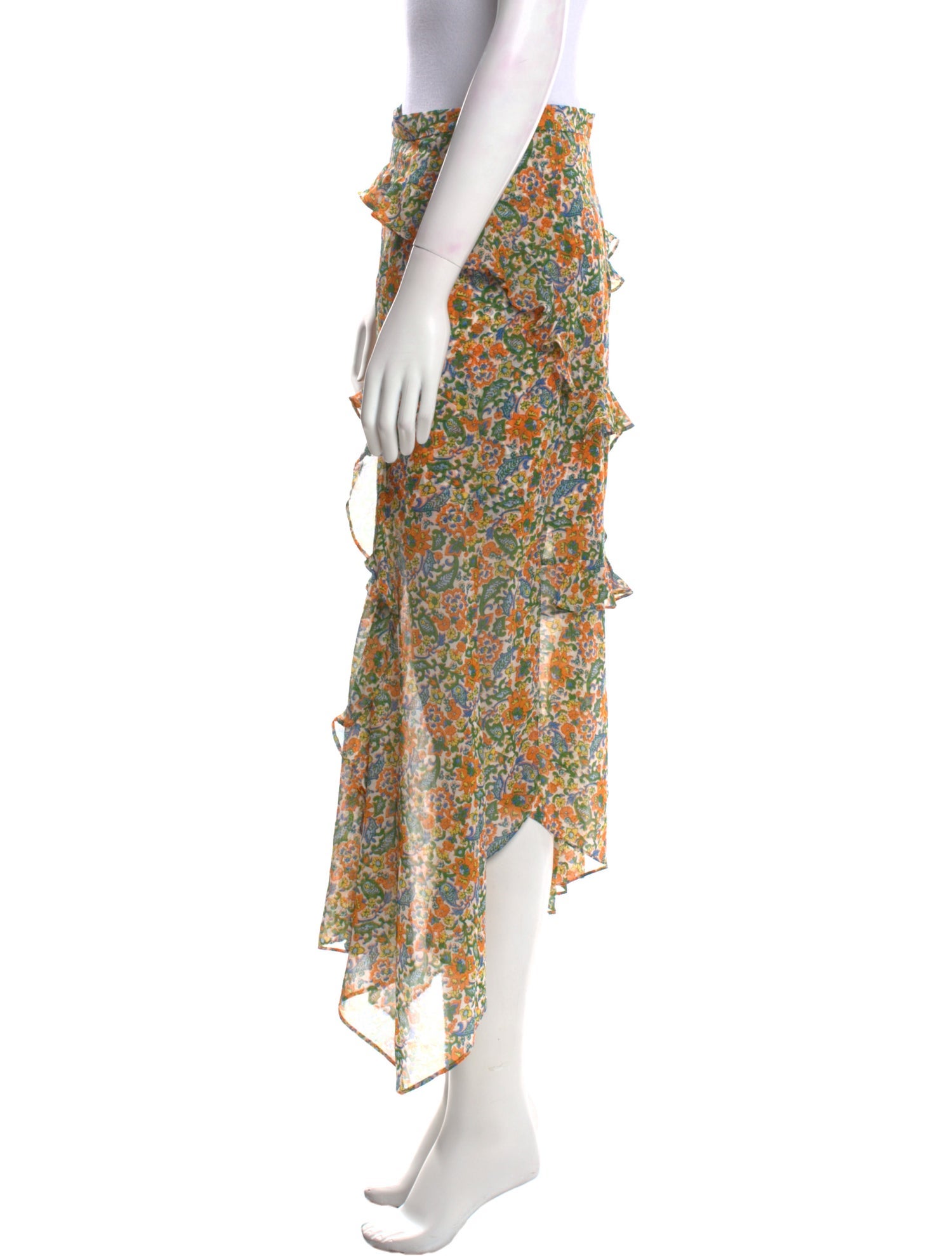 Veronica Beard Silk Long Skirt