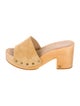 Veronica Beard Suede Studded Accents Slides