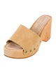 Veronica Beard Suede Studded Accents Slides