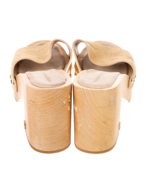 Veronica Beard Suede Studded Accents Slides