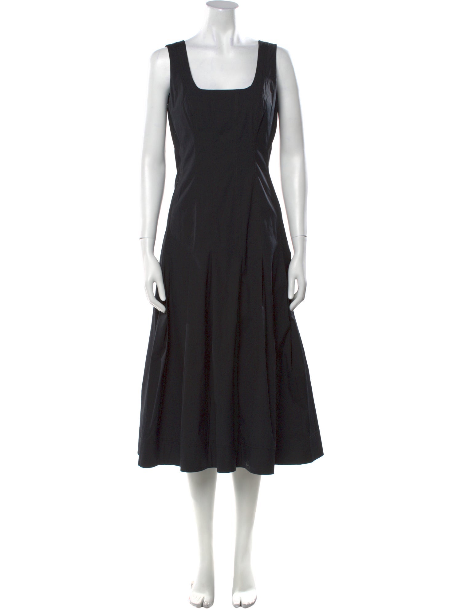 Veronica Beard Square Neckline Long Dress