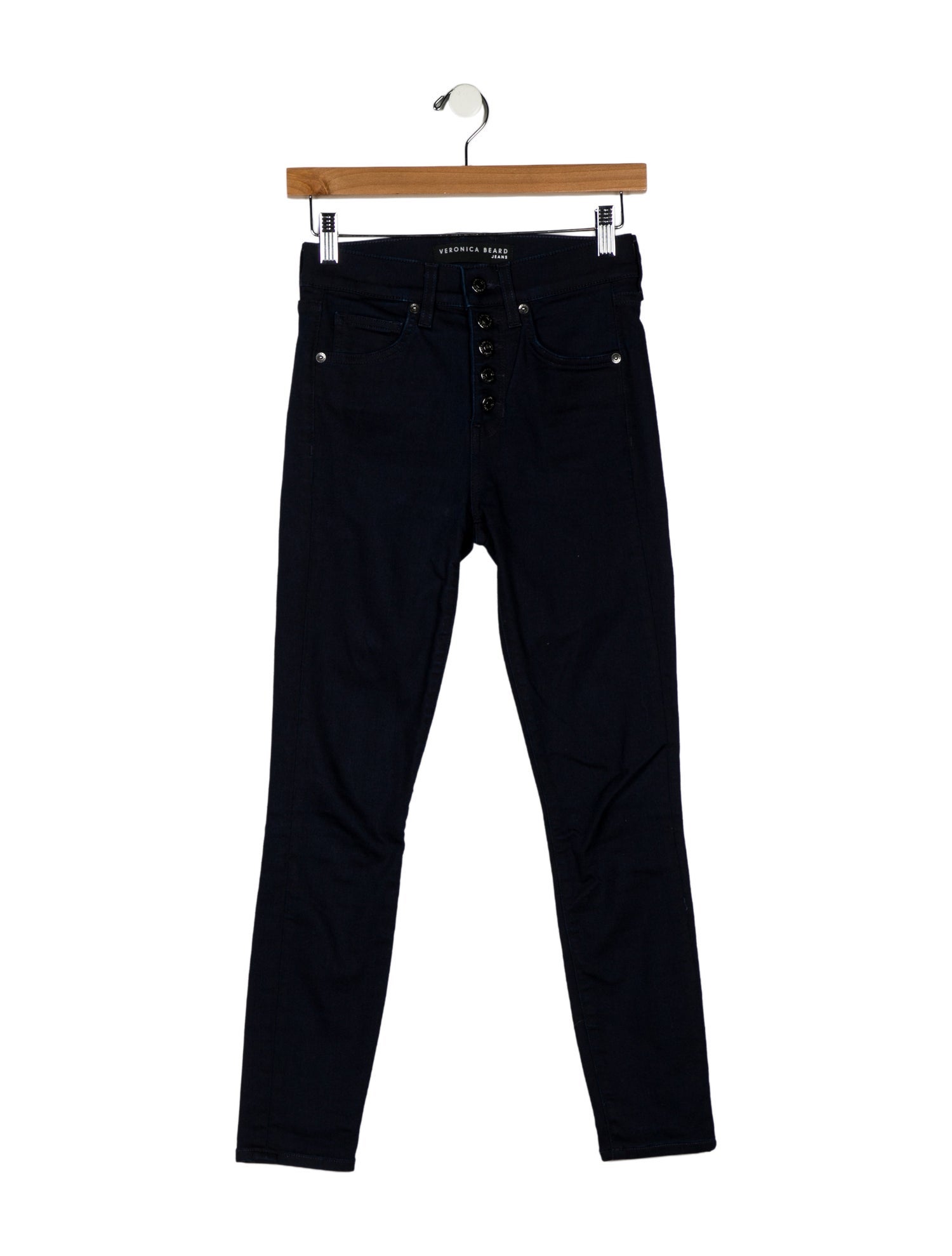 Veronica Beard Mid-Rise Skinny Leg Jeans