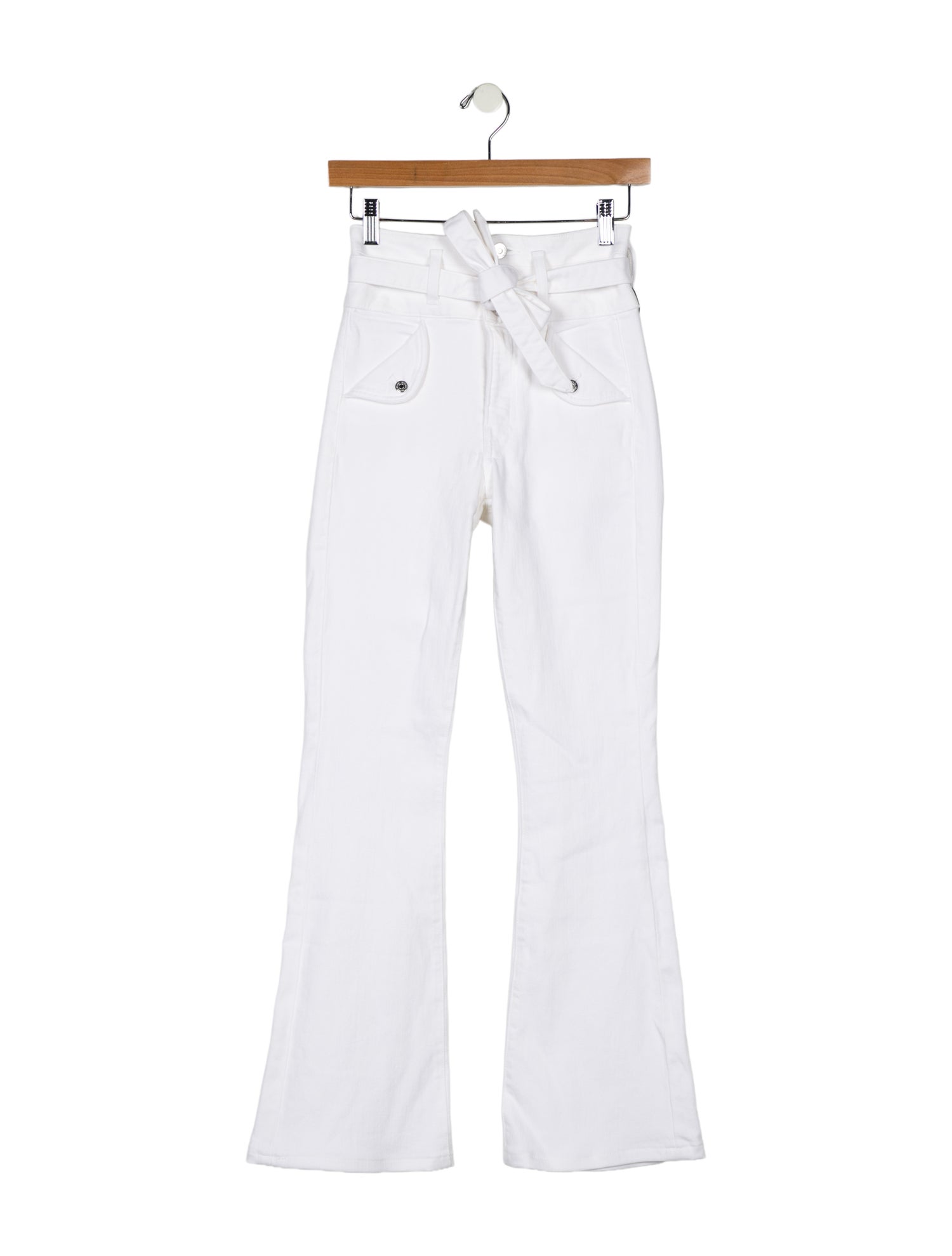 Veronica Beard High-Rise Wide Leg Jeans