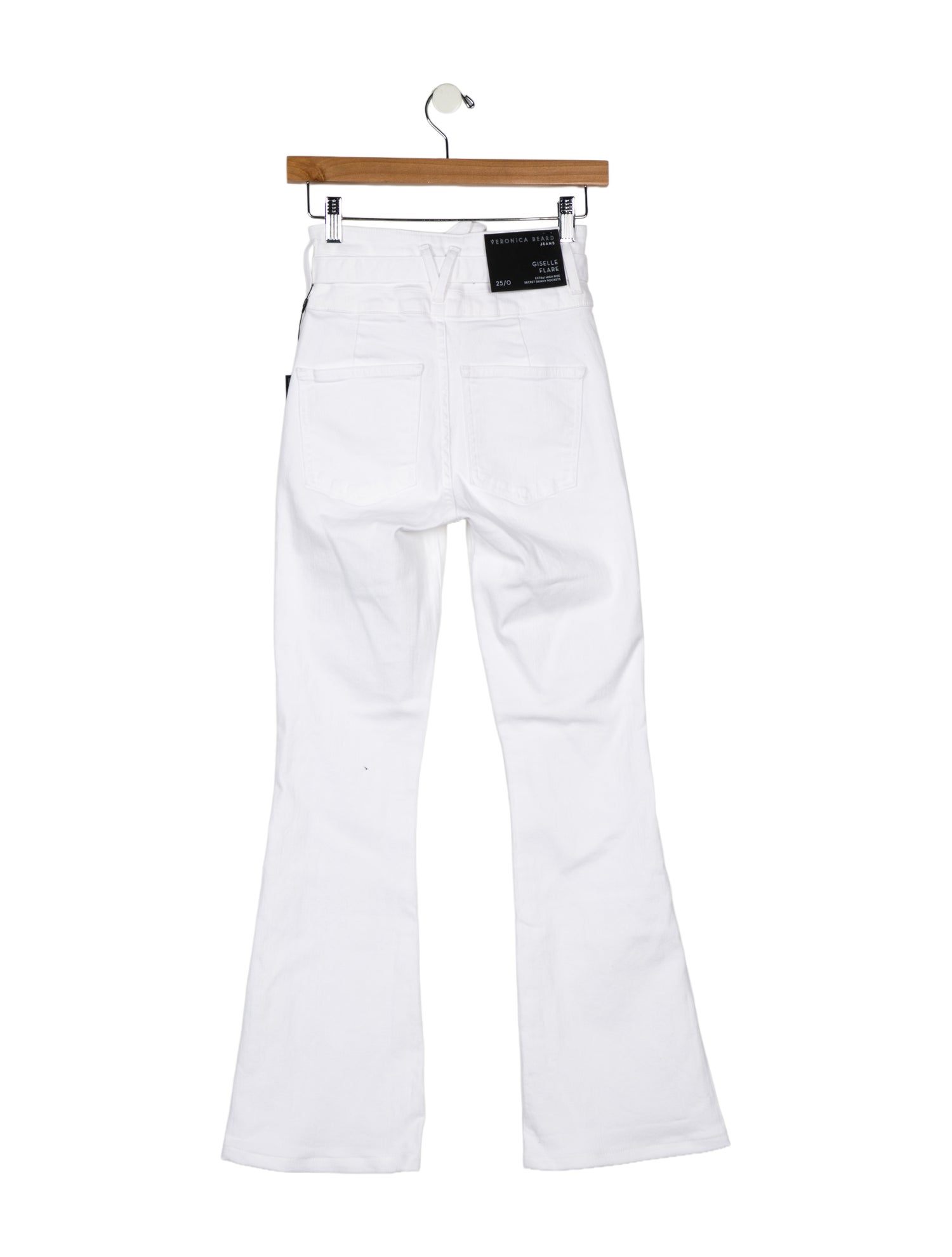Veronica Beard High-Rise Wide Leg Jeans