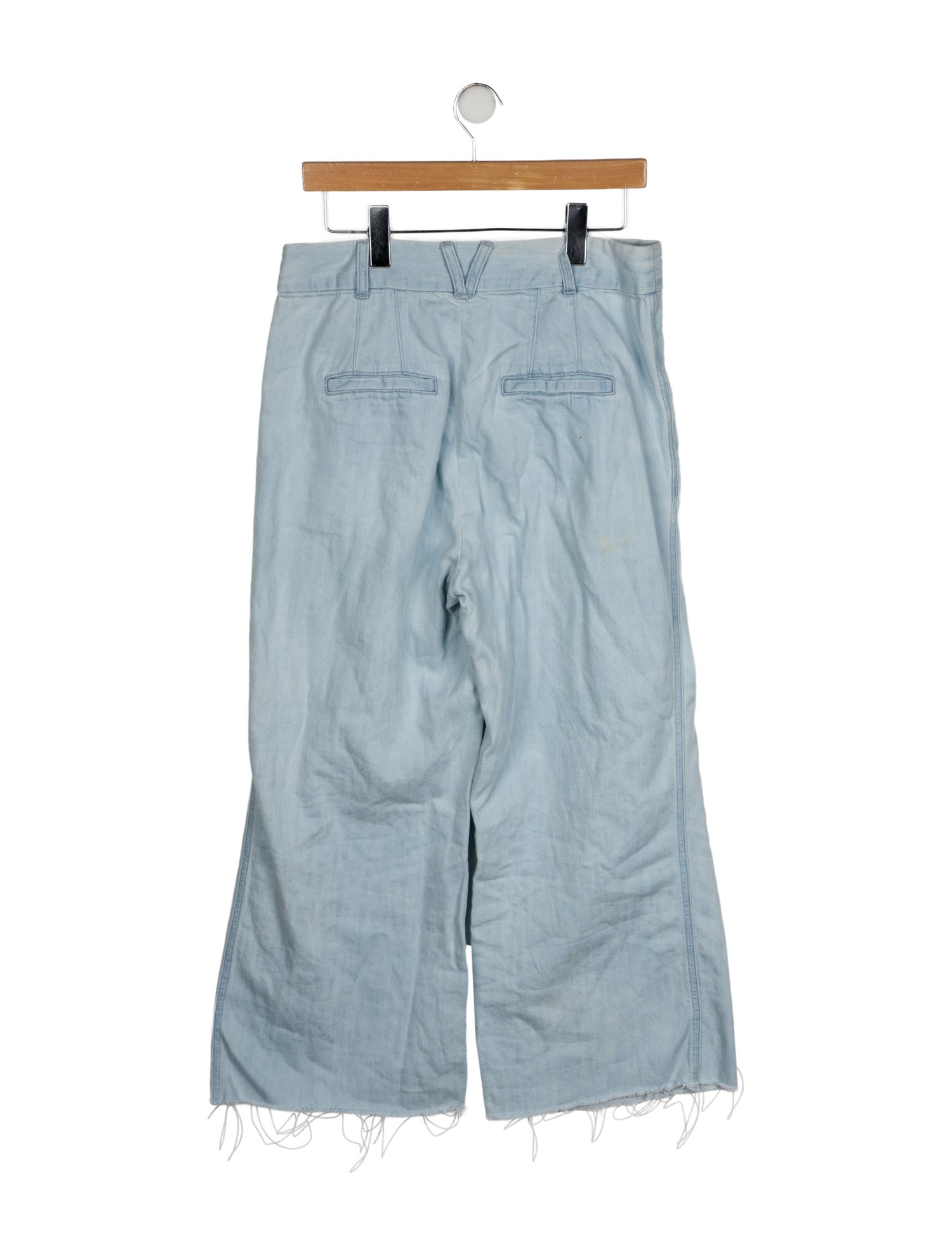 Veronica Beard High-Rise Wide Leg Jeans