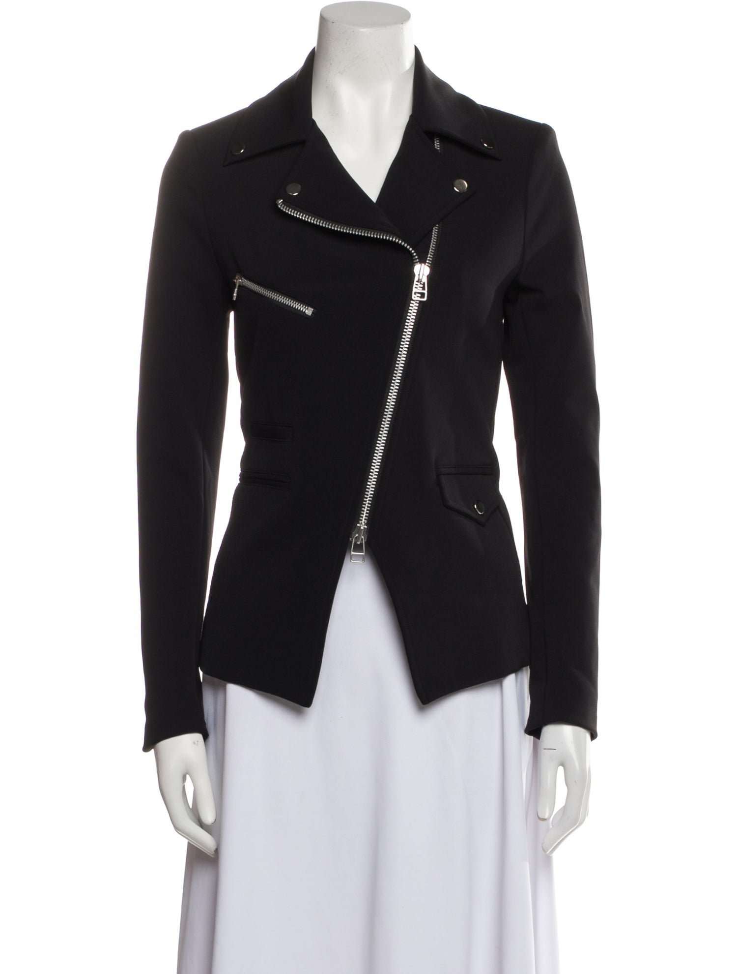 Veronica Beard Nylon Biker Jacket