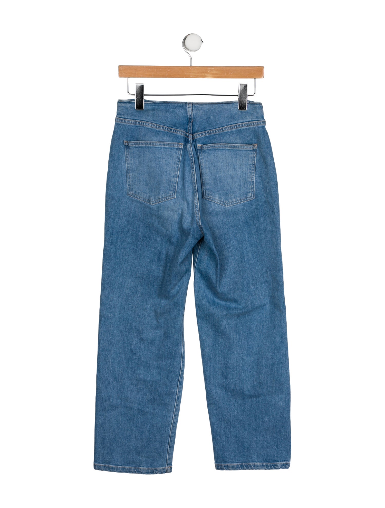 Veronica Beard High-Rise Straight Leg Jeans