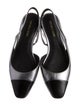Veronica Beard Leather Slingback Flats