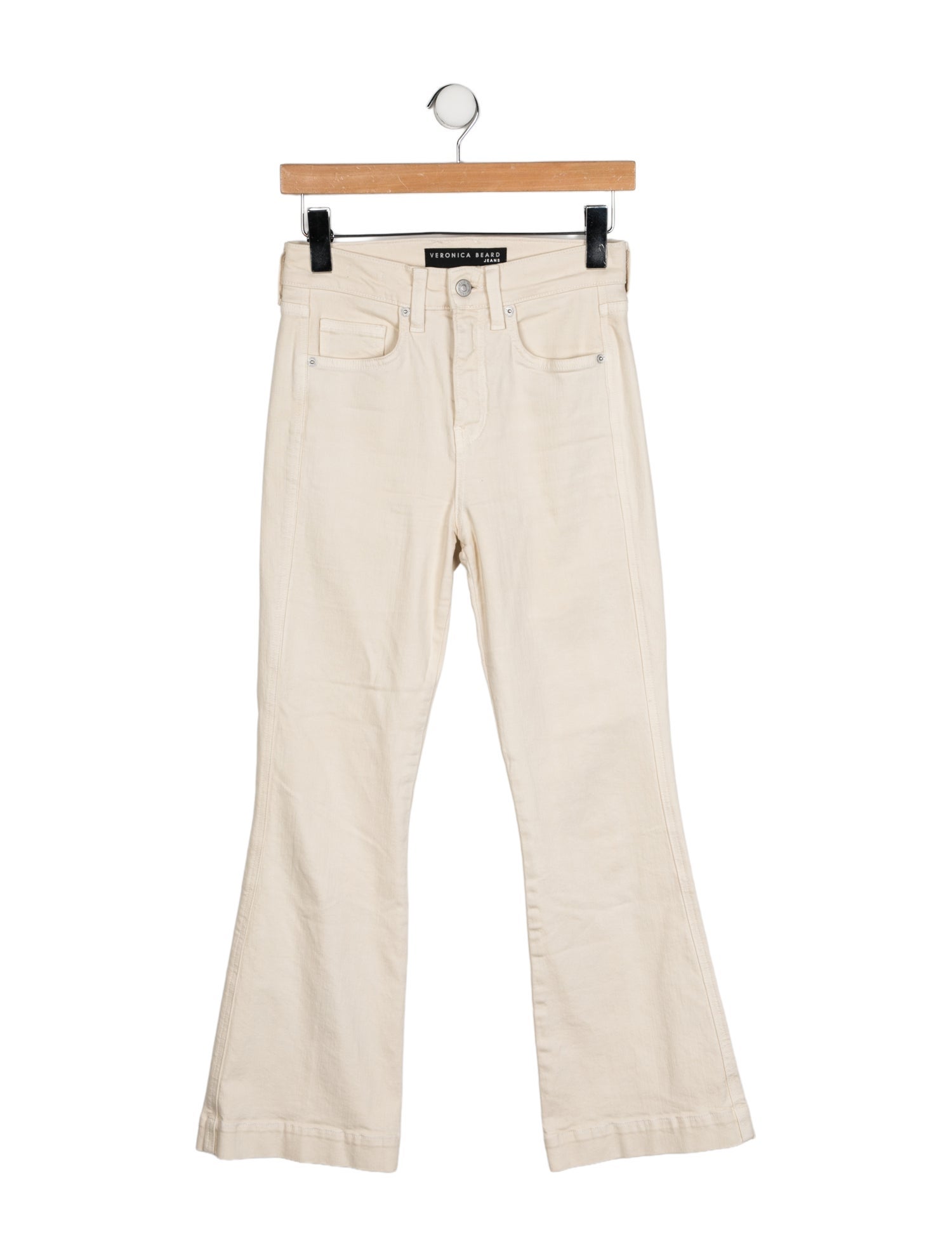 Veronica Beard High-Rise Wide Leg Jeans