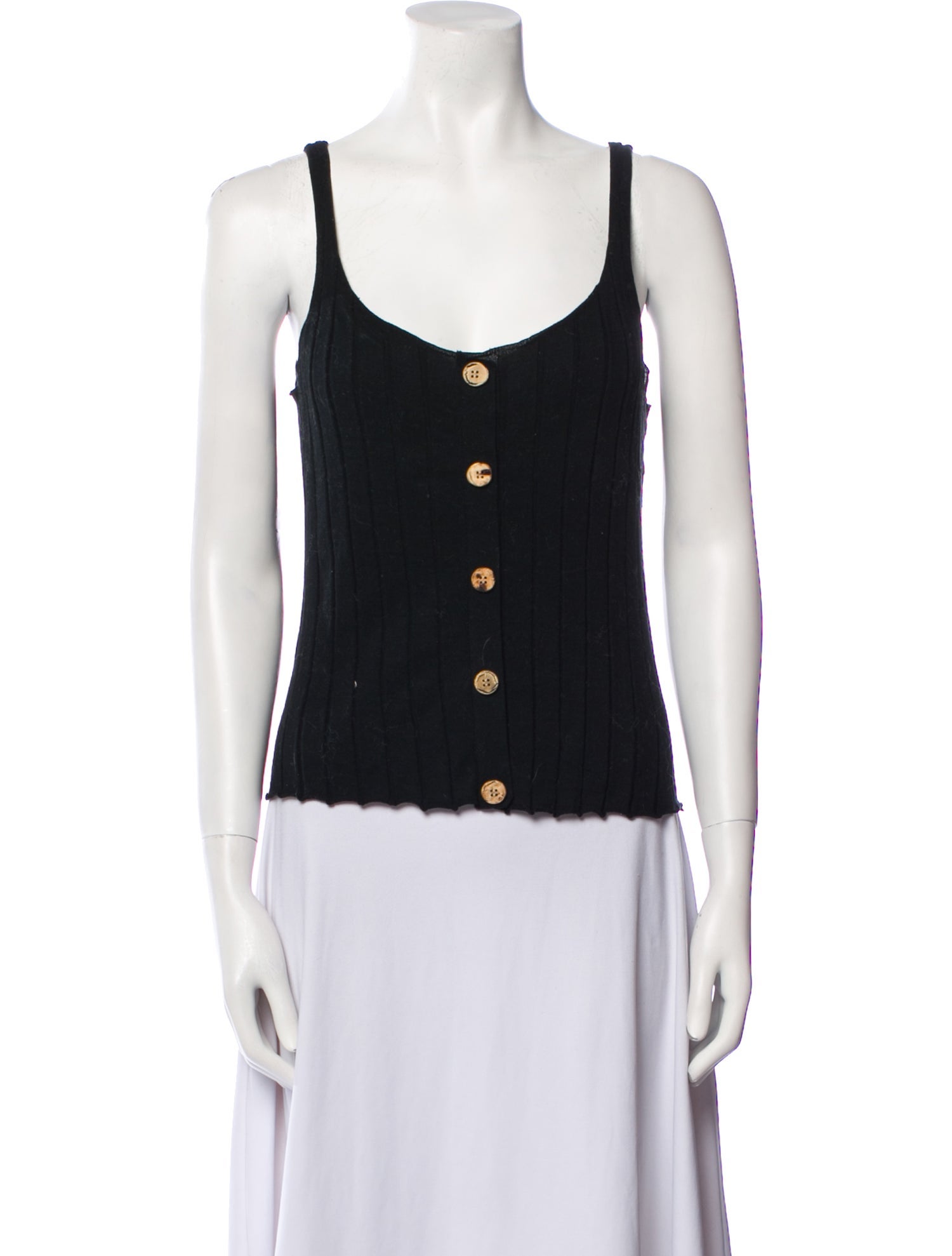 Veronica Beard Scoop Neck Sleeveless Top