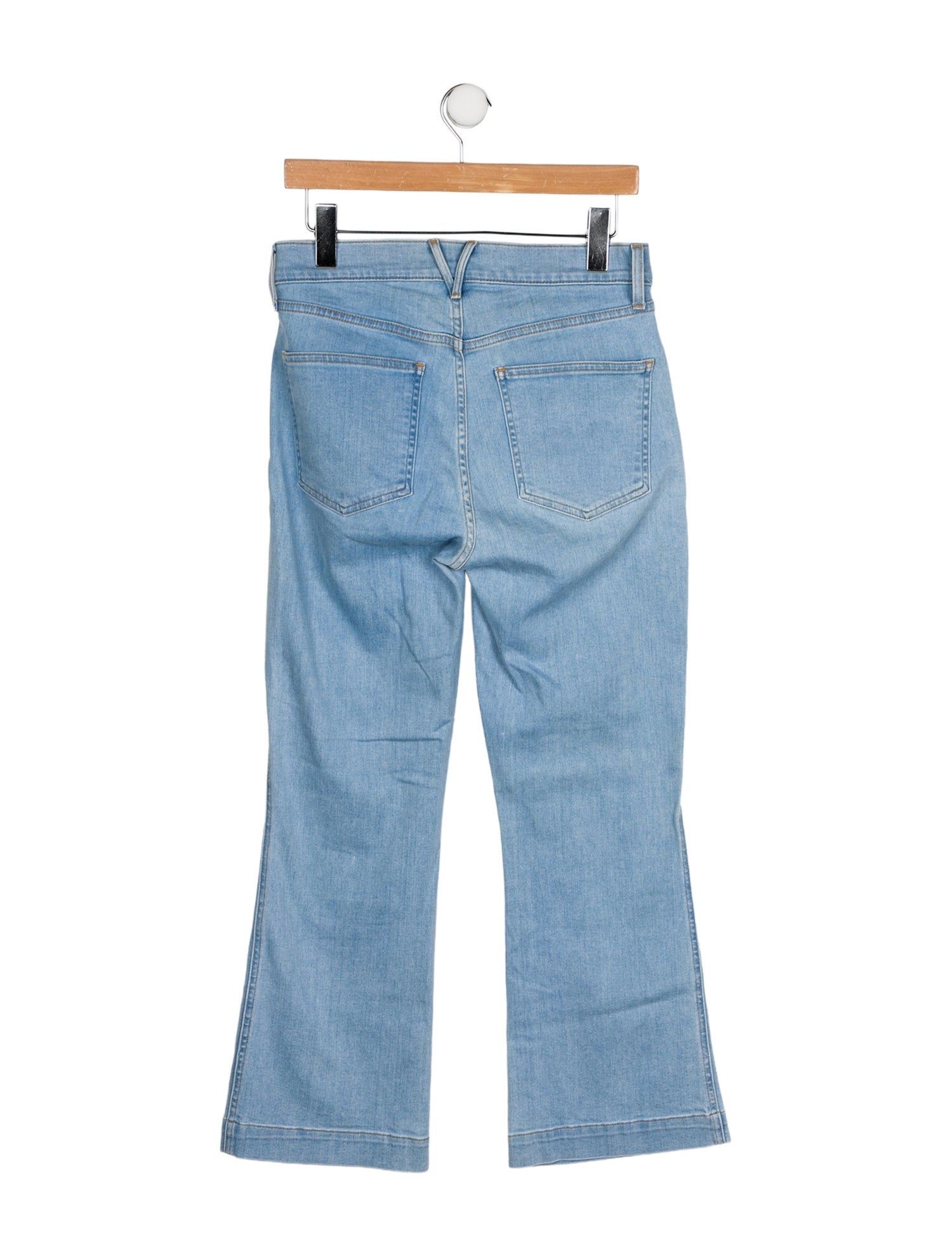 Veronica Beard High-Rise Wide Leg Jeans