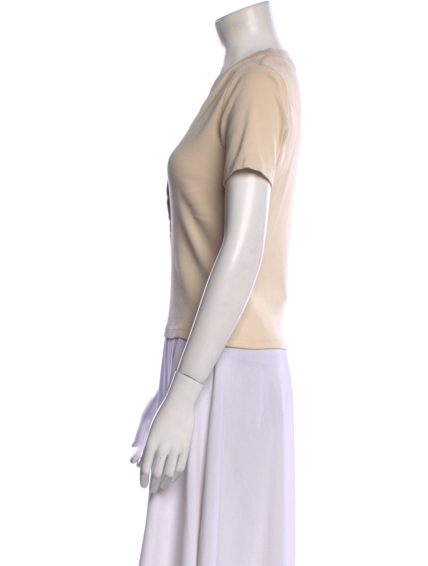 Veronica Beard V-Neck Short Sleeve Polo