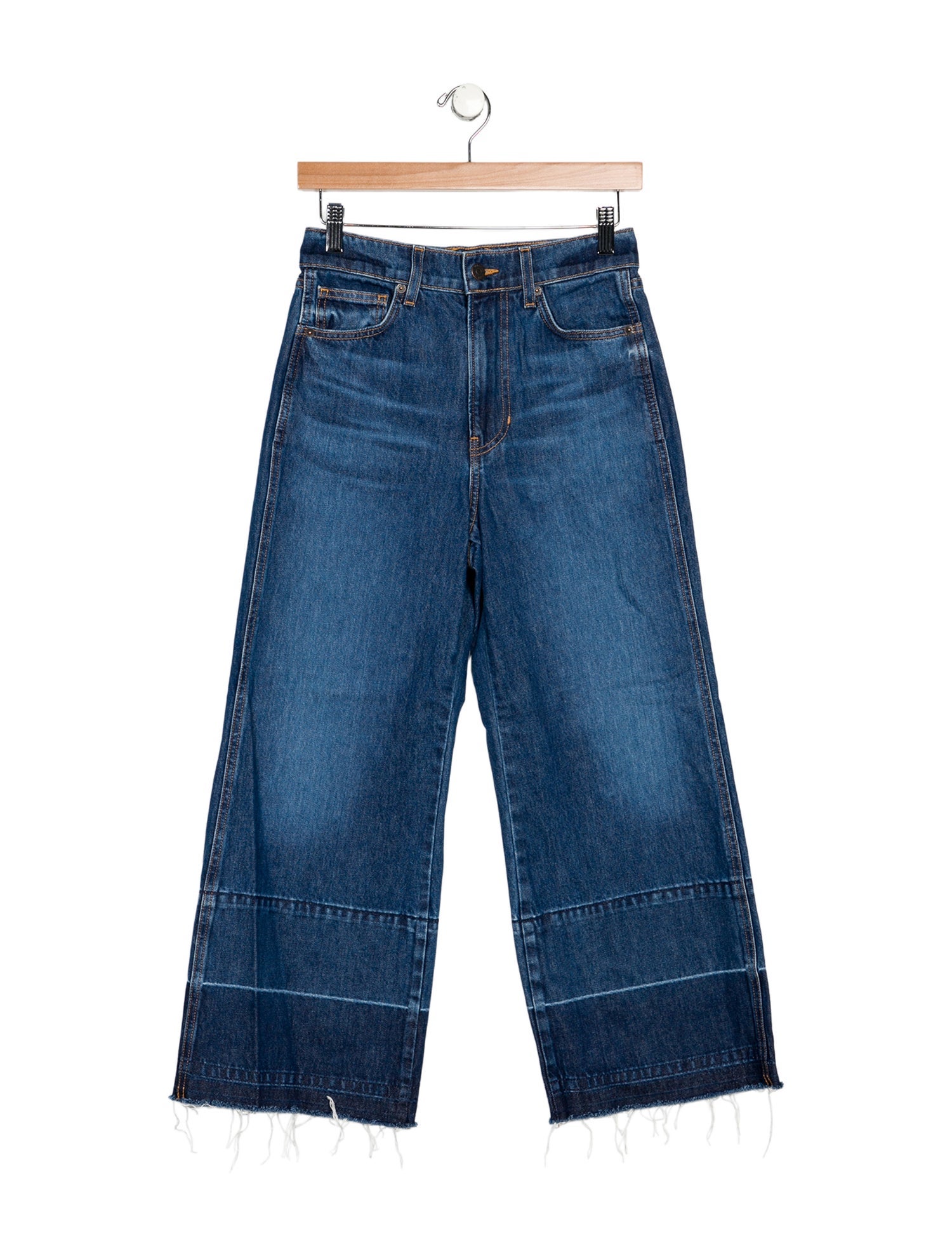 Veronica Beard High-Rise Wide Leg Jeans