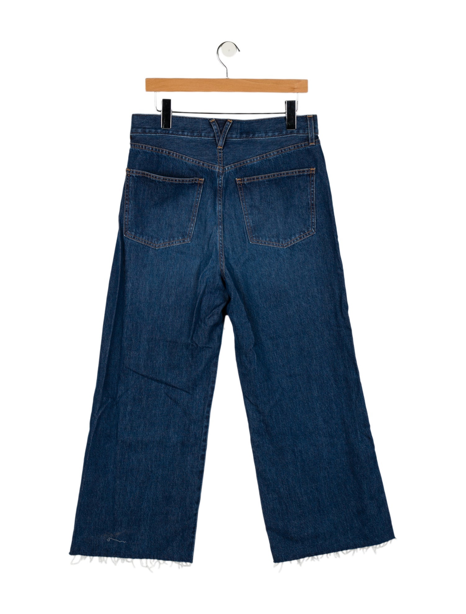 Veronica Beard High-Rise Wide Leg Jeans