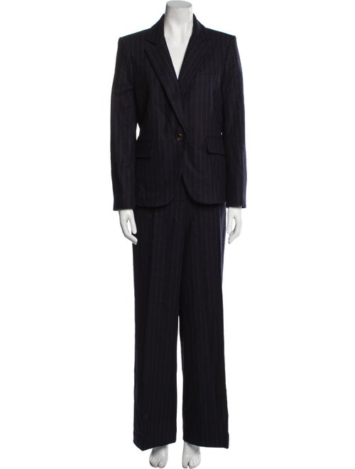 Veronica Beard Wool Striped Pantsuit