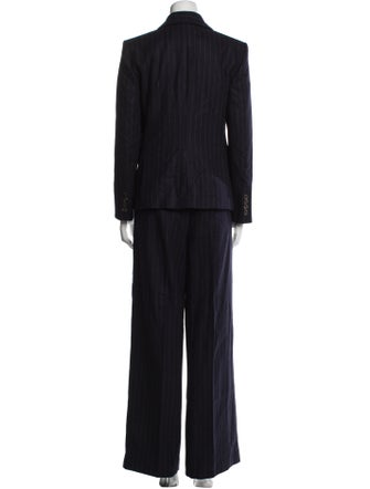 Veronica Beard Wool Striped Pantsuit