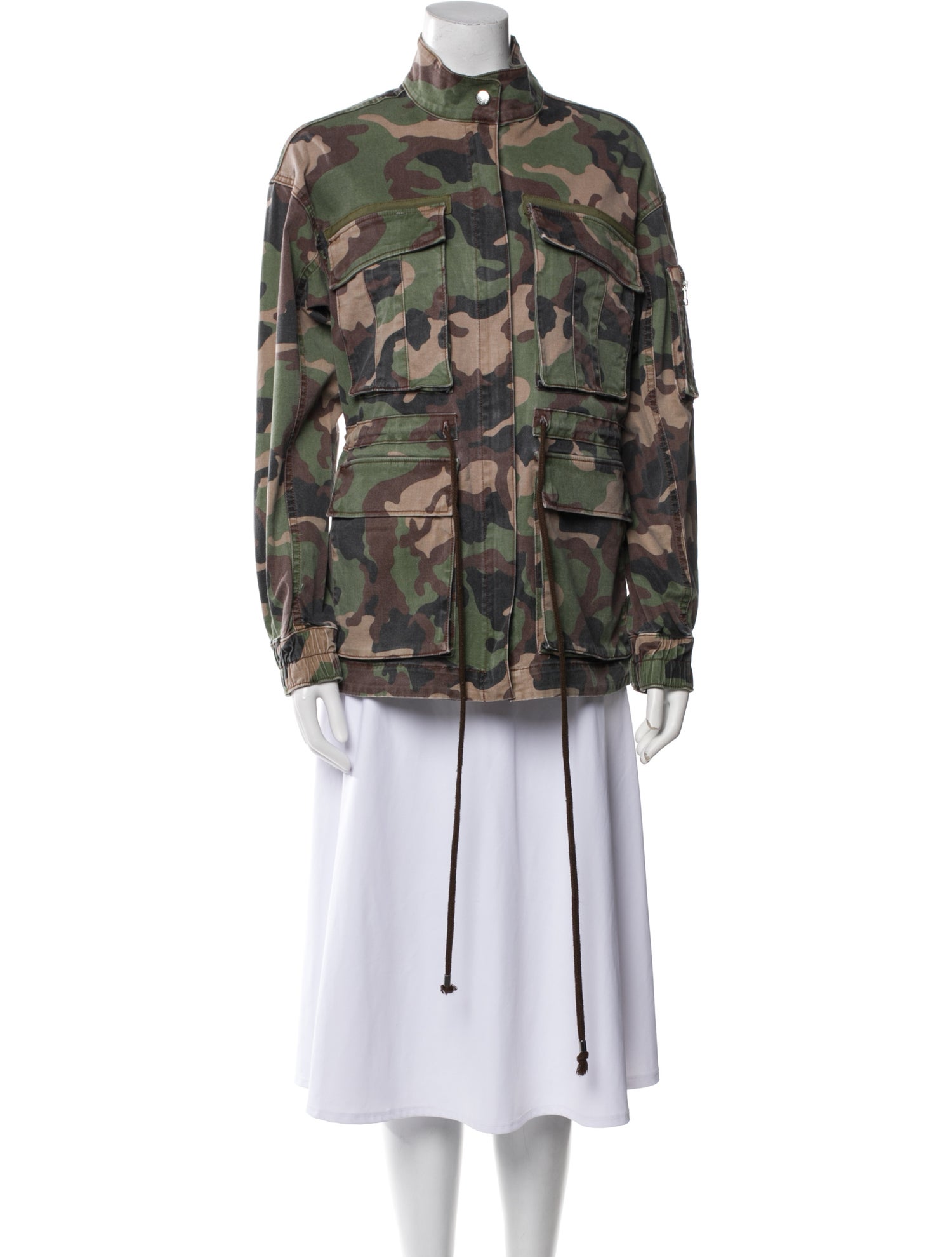 Veronica Beard Printed Utility Jacket