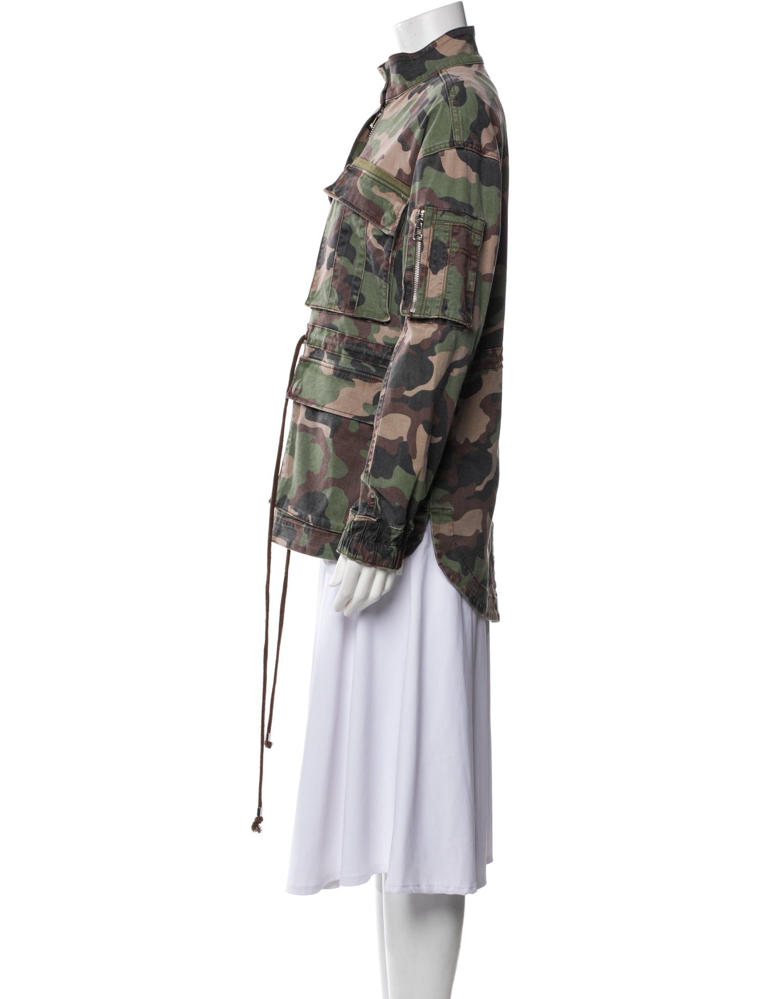 Veronica Beard Printed Utility Jacket