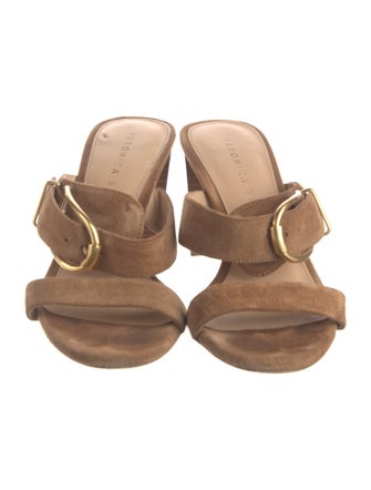 Veronica Beard Suede Slides