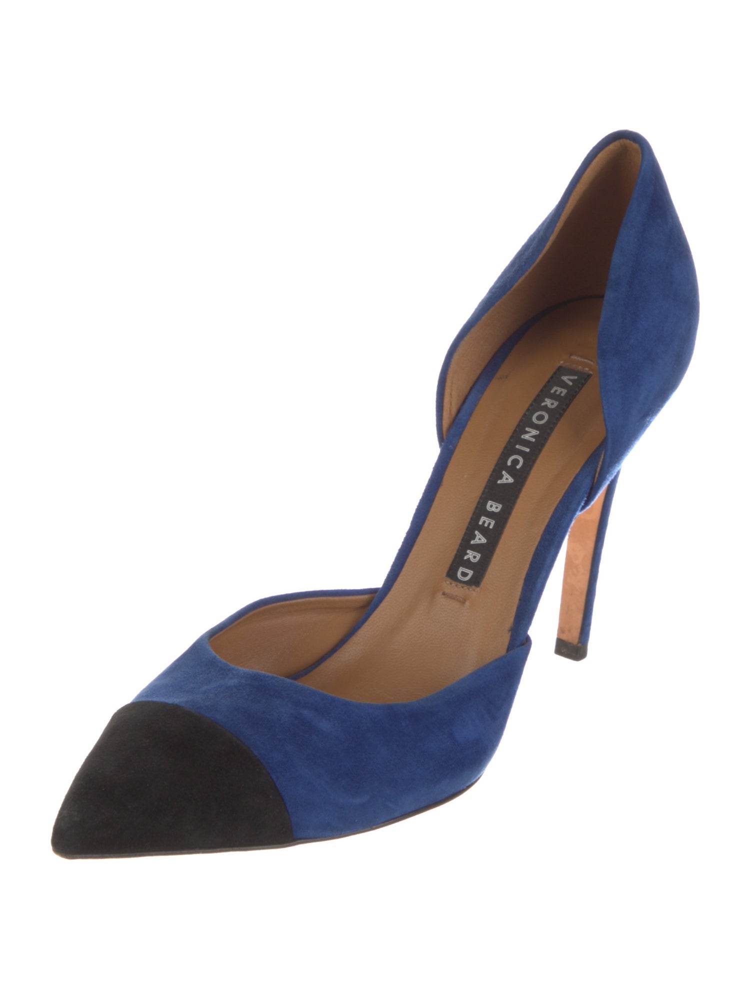 Veronica Beard Suede D'Orsay Pumps