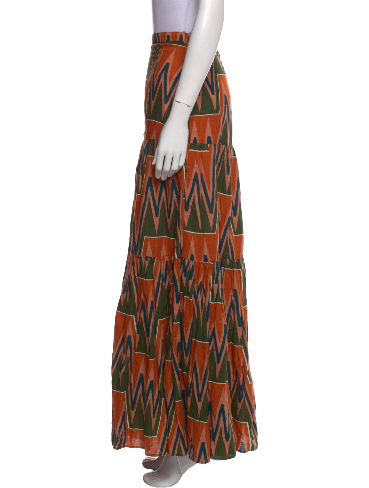 Veronica Beard Linen Long Skirt