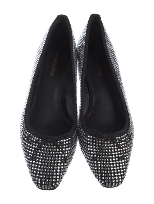 Veronica Beard Suede Printed Flats