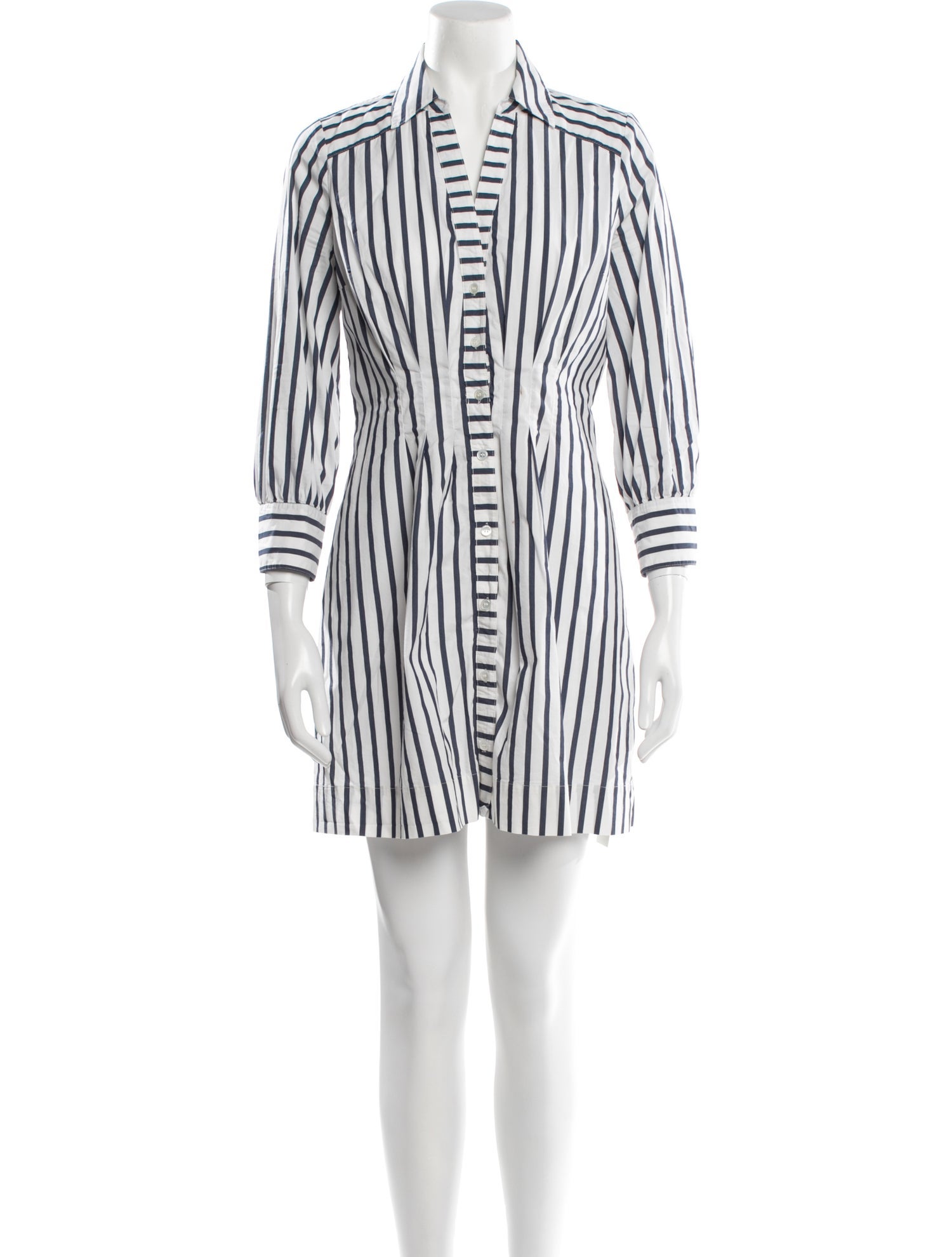 Veronica Beard Striped Mini Dress