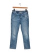 Veronica Beard Mid-Rise Straight Leg Jeans