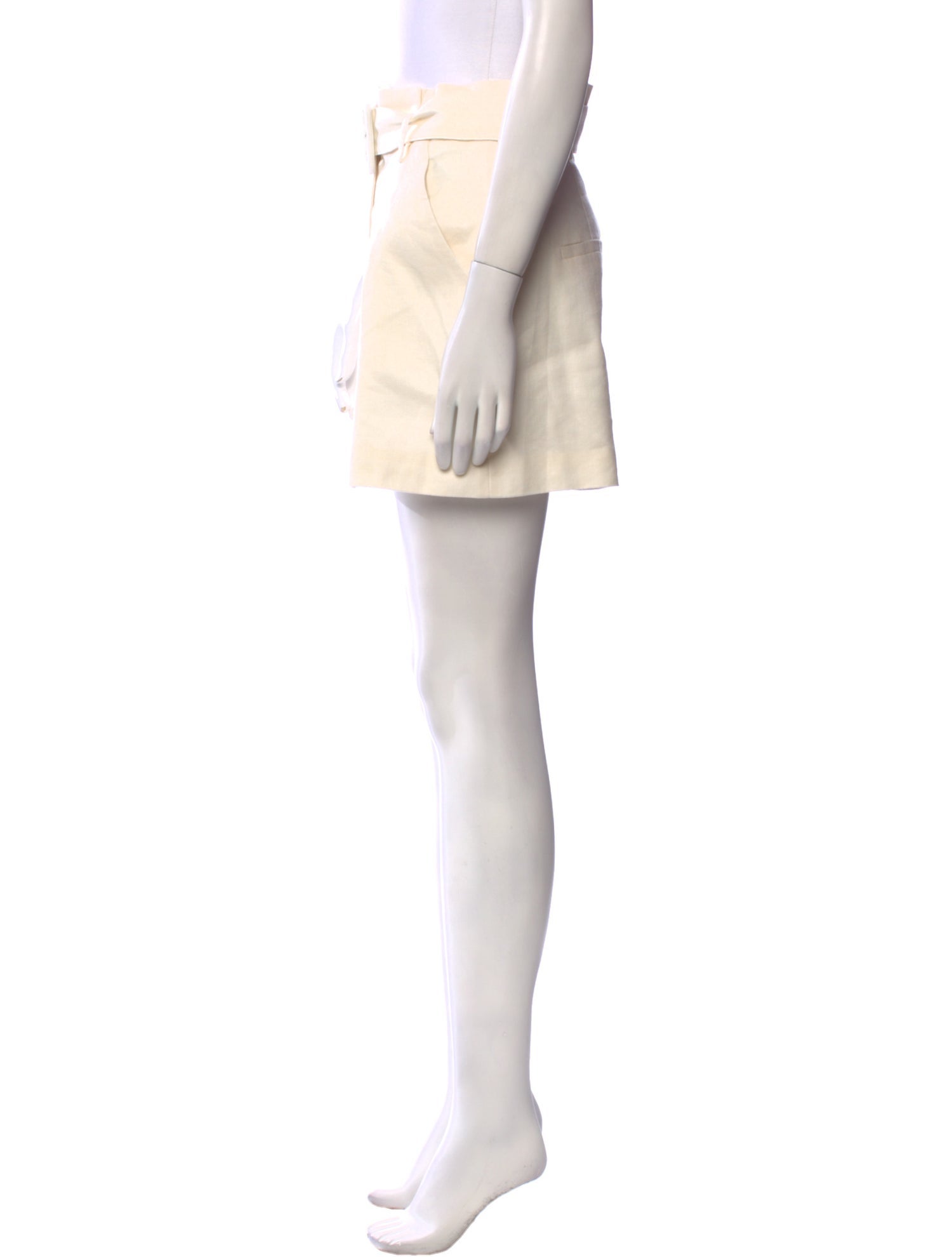 Veronica Beard Linen Mini Shorts