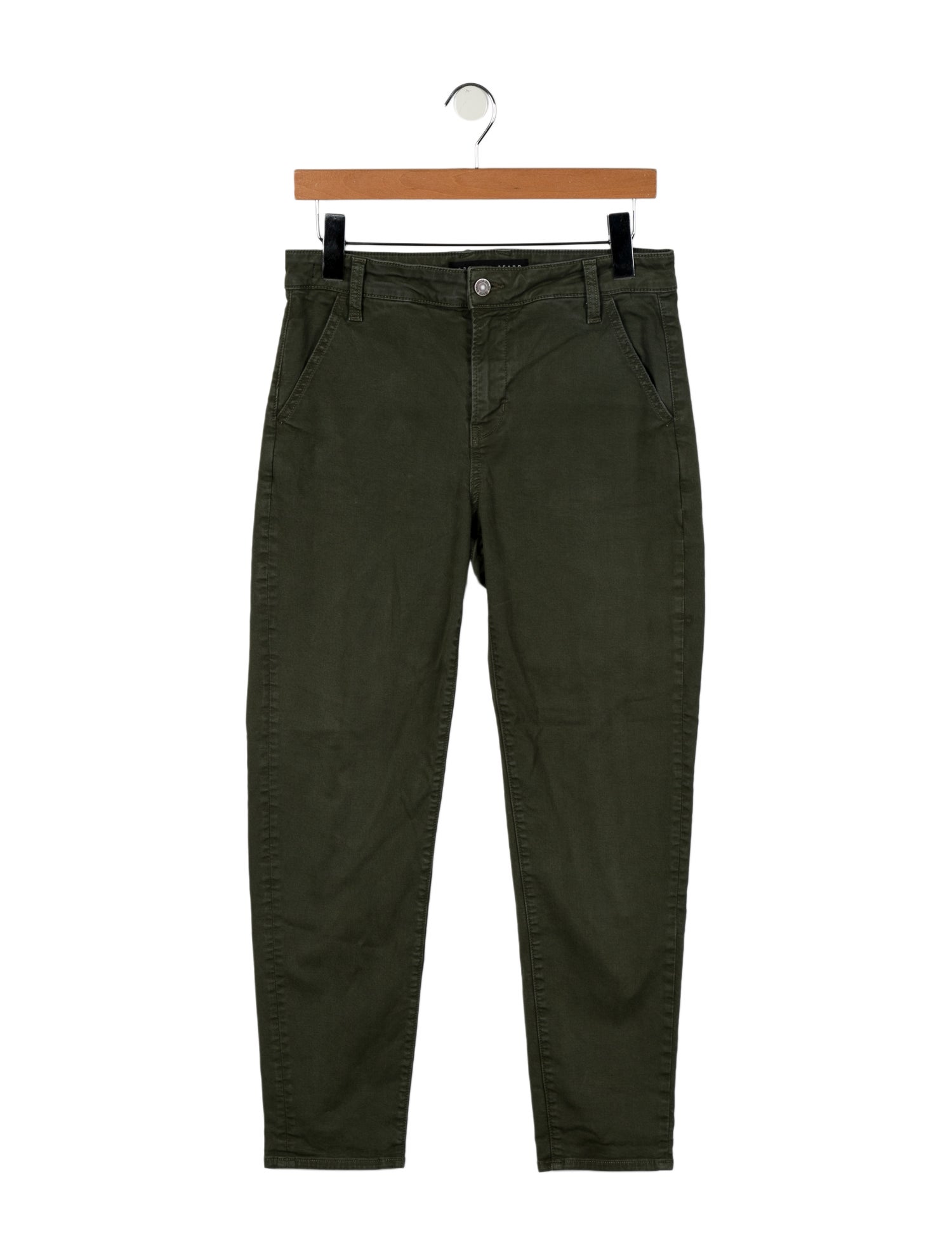 Veronica Beard Mid-Rise Straight Leg Jeans