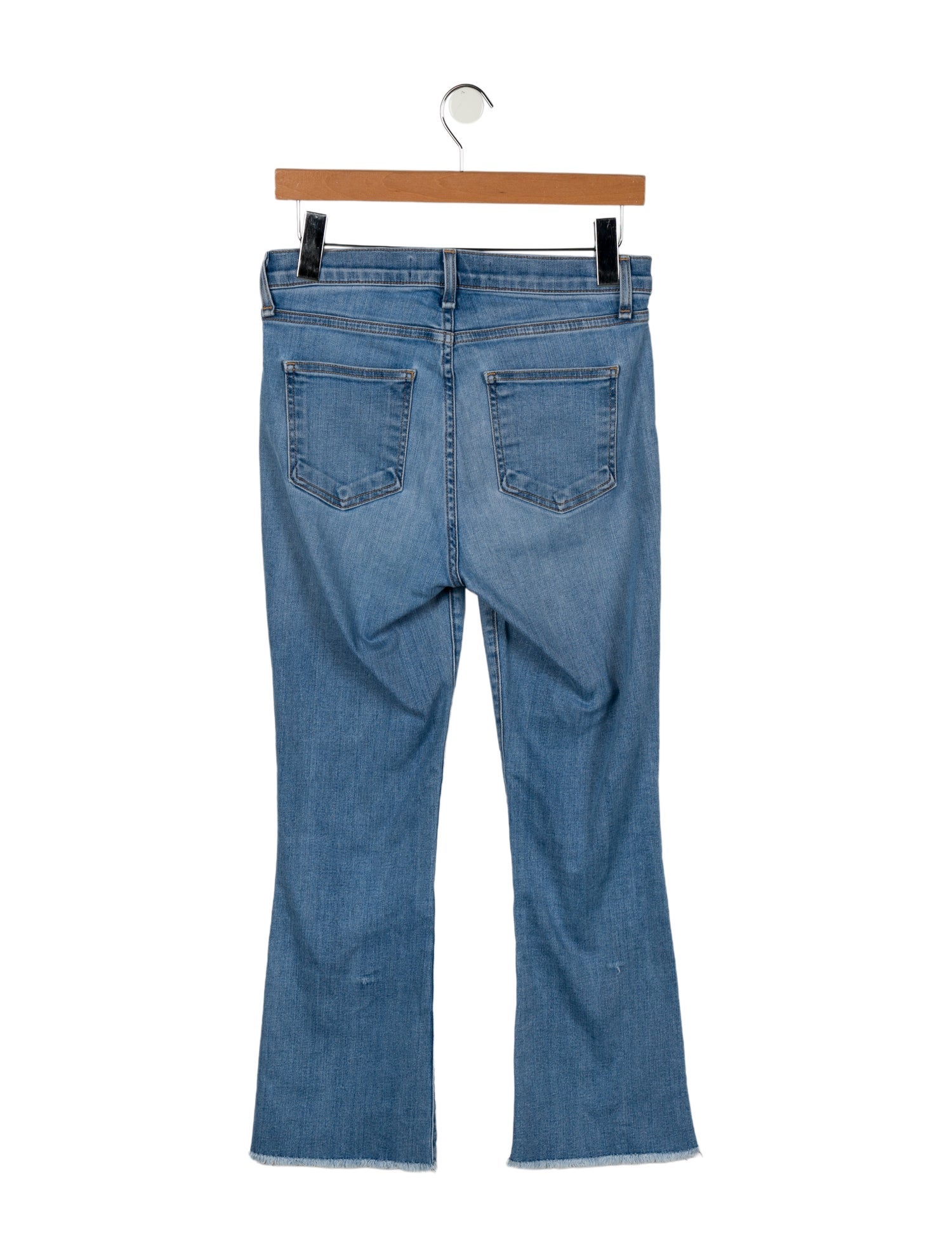 Veronica Beard Mid-Rise Straight Leg Jeans