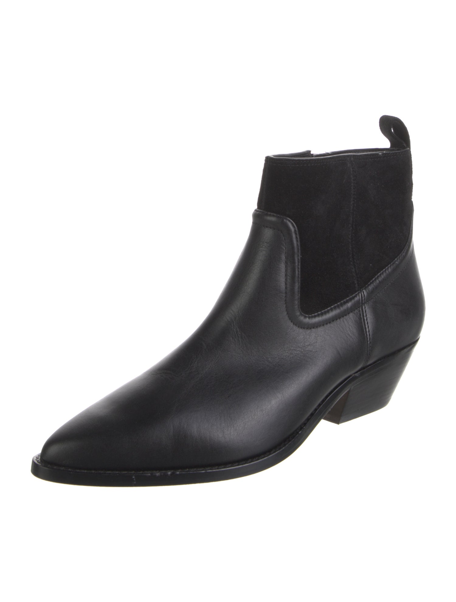 Veronica Beard Leather Chelsea Boots