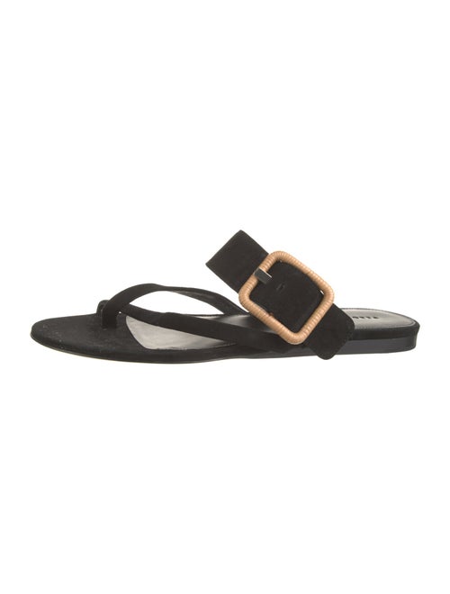 Veronica Beard Suede Flip Flops